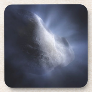Posavasos Cierre Ilustrativo Del Comet Tempel.