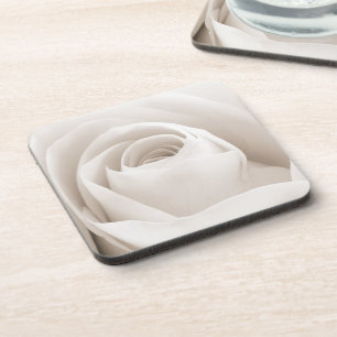 Posavasos Ciérrese para arriba de los pétalos color de rosa