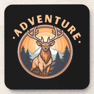 Posavasos Ciervo - Salvajismo - Camping - Aventura