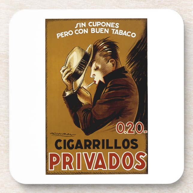 Posavasos Cigarillos Privados (Frente)