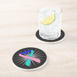 Posavasos Cinta cardíaca de cáncer tiroideo