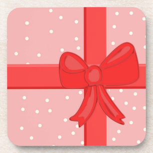 Posavasos cinta de regalo