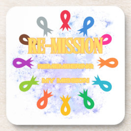 Posavasos Cintas de cáncer de remisión