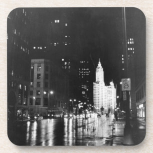 Posavasos circa 1954:  De la visión una avenida de Michigan