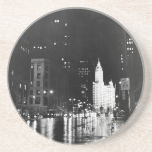 Posavasos circa 1954:  De la visión una avenida de Michigan