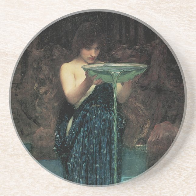 Posavasos Circe Invidiosa de John William Waterhouse (Frente)