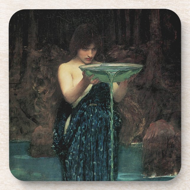 Posavasos Circe Invidiosa de John William Waterhouse (Frente)