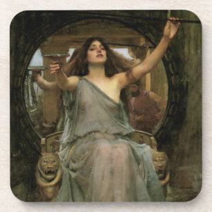 Posavasos Circe ofreciendo la copa a Ulises de JW Waterhouse