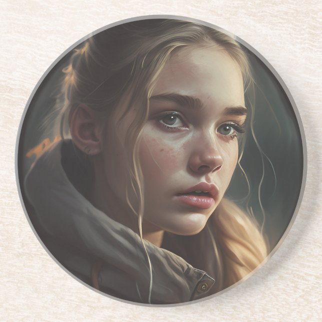 Posavasos Circle girl (Frente)