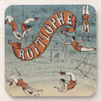 Posavasos Circo Victoriano Antiguo
