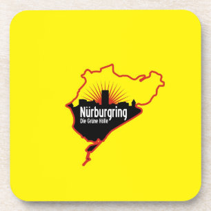 Posavasos Circuito de carreras de Nurburgring Nordschleife,