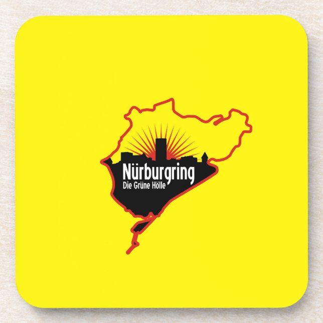 Posavasos Circuito de carreras de Nurburgring Nordschleife, (Frente)