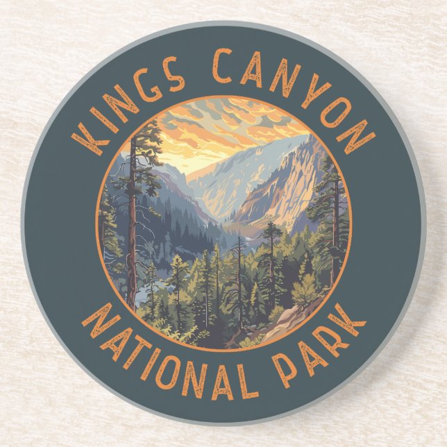 Posavasos Círculo alterado del Parque Nacional del Cañón de  (Frente)