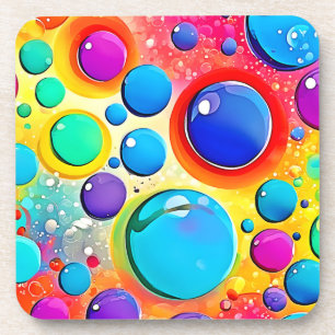 Posavasos Círculo brillante arte pop
