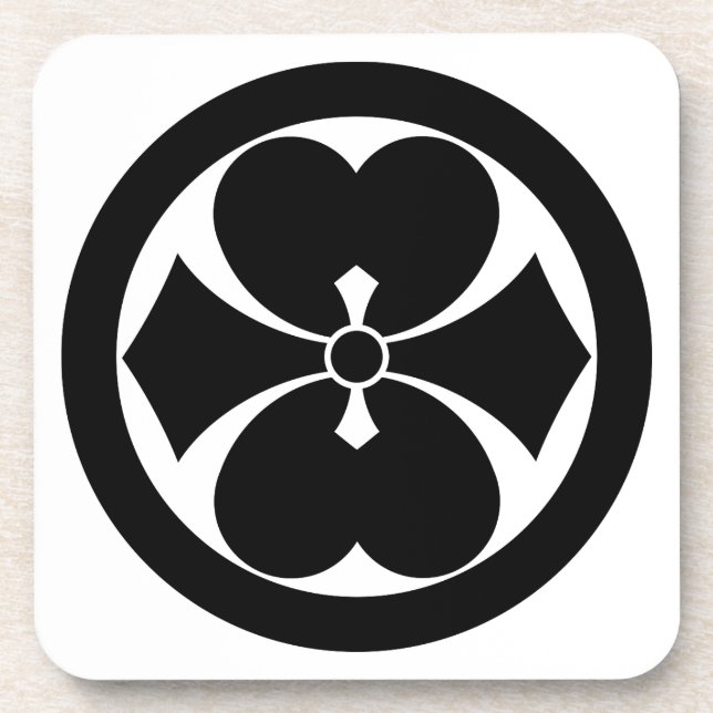 Posavasos Círculo con dos espadas Oxalis (Frente)