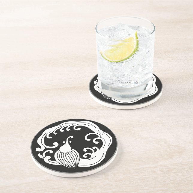 Posavasos Círculo de dragón lluvioso (Lado)