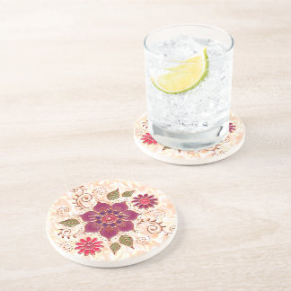 Posavasos Círculo Filigrés Con Flores