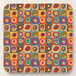 Posavasos Círculos Concéntricos de las plazas de Kandinsky