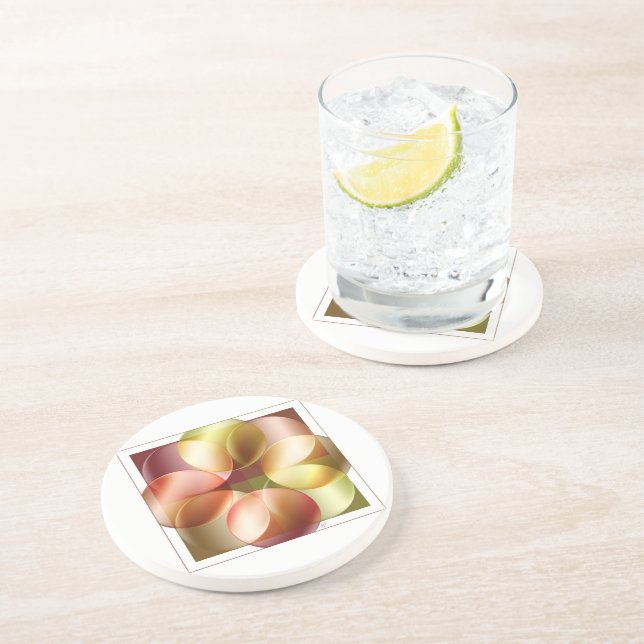 Posavasos Círculos cuadrados (Lado)