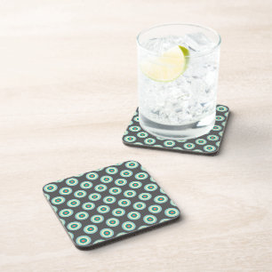 Posavasos Círculos de combinación grises de Shirley Taylor