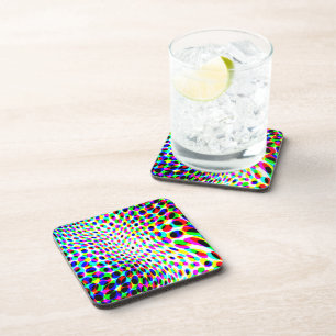 Posavasos Círculos divertidos y coloridos