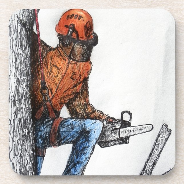 Posavasos Cirujano arborista (Frente)