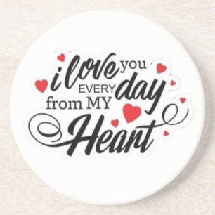 Posavasos Cita de Amor Romántico