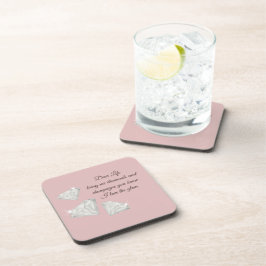 Posavasos Cita de Diamantes y Champán – Edición Querida Vida