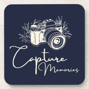 Posavasos Cita de fotografía para capturar recuerdos
