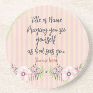 Posavasos Cita de oración personalizada
