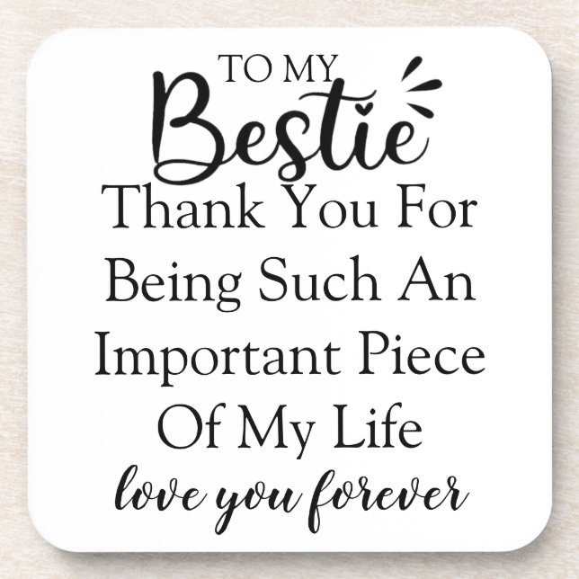 Posavasos Cita De Regalo Personalizada Para Las Mujeres Mejo (Frente)