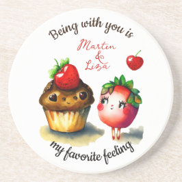 Posavasos Cita de San Valentín