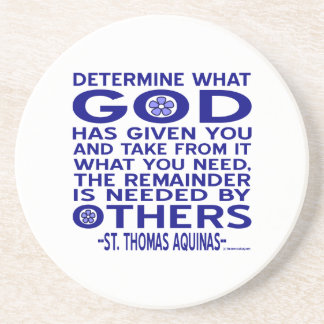 Posavasos Cita de St. Thomas Aquinas