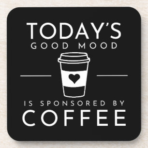 Posavasos Cita Divertida de Café de Buen Humor