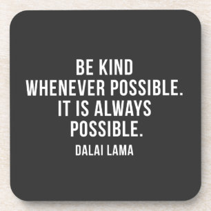 Posavasos cita motivacional del Dalai Lama