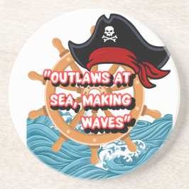 Posavasos cita pirata