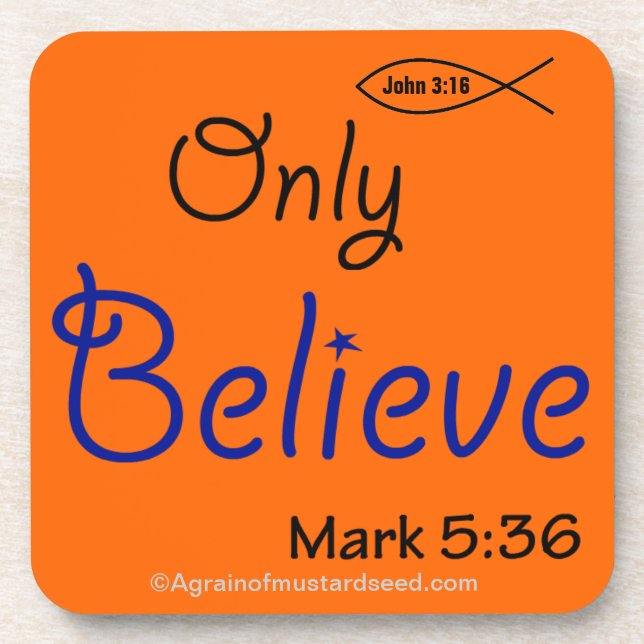 Posavasos Citas cristianas Inspiradoras (Frente)