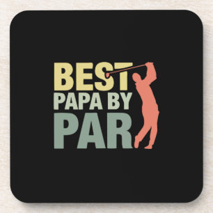 Posavasos Citas de abuelo Mejor Papa De Par Golf