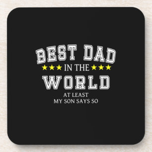 Posavasos Citas de abuelo Mejor Papá Del Mundo