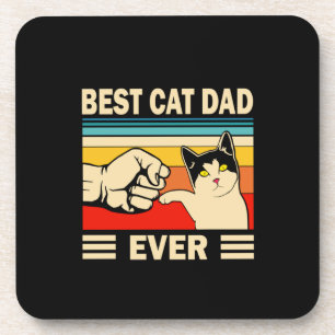 Posavasos Citas de abuelo Mejor Papá Gato