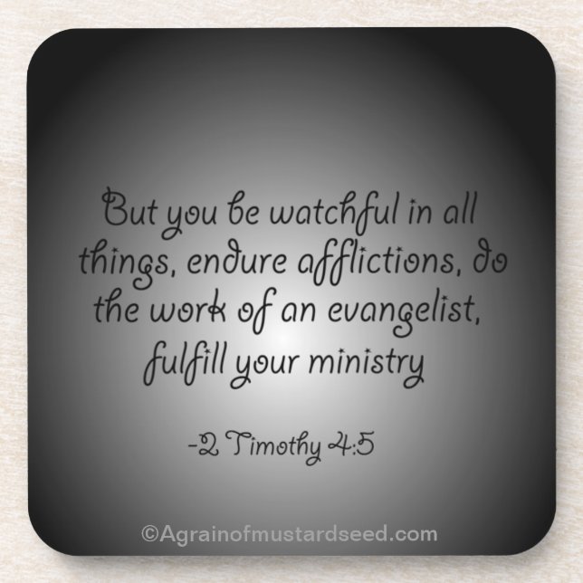 Posavasos Citas de la Biblia (Frente)