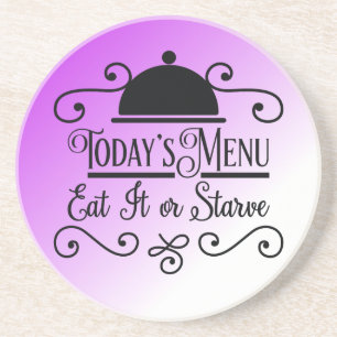 Posavasos Citas de Lavender Ombre Kitchen