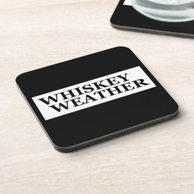 Posavasos Citas divertidas del tiempo de Whiskey (Lado Izquierdo)