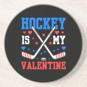 Posavasos Citas divertidas El Hockey Sobre Hielo Es Mi Equip