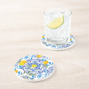 Posavasos Cítricos de verano, boho, bohemio, floral 