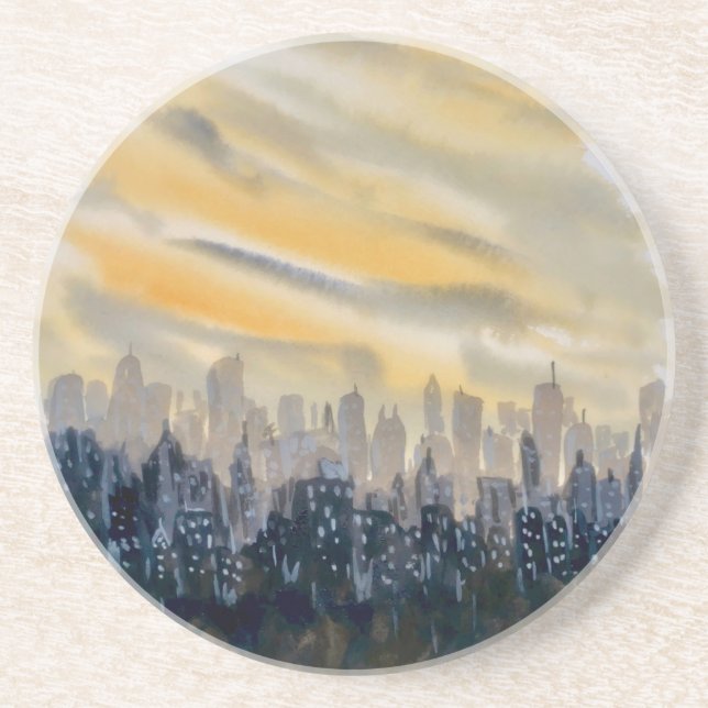 Posavasos Cityscape Coaster (Frente)