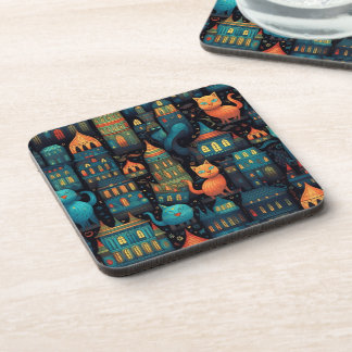 Posavasos Ciudad capáz arte de IA
