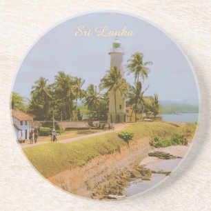 Posavasos Ciudad costera de Galle, Sri Lanka Recuerdo de via