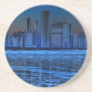 Posavasos Ciudad de hombros amplios y del lago Michigan