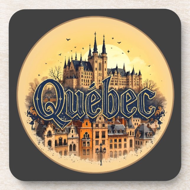 Posavasos Ciudad de Quebec Canadá (Frente)